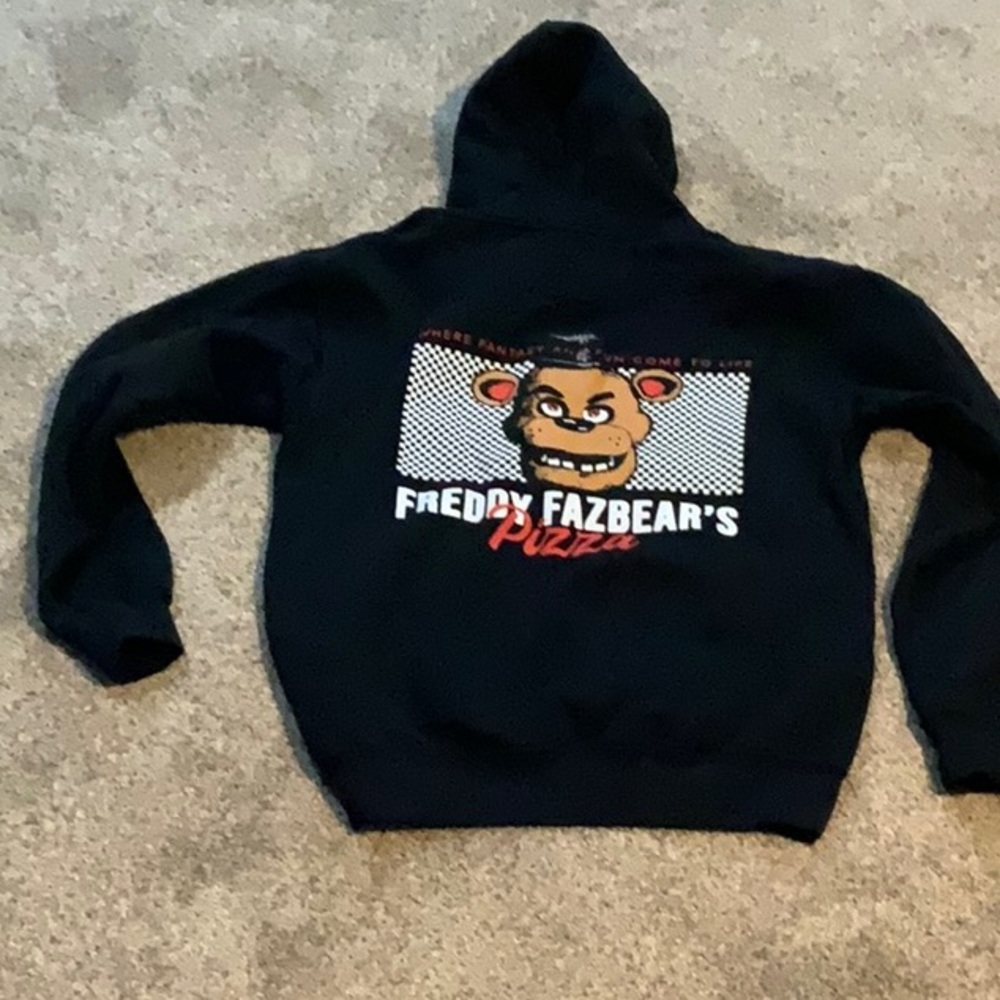 Black Freddy Fazbear's Pizza Hoodie